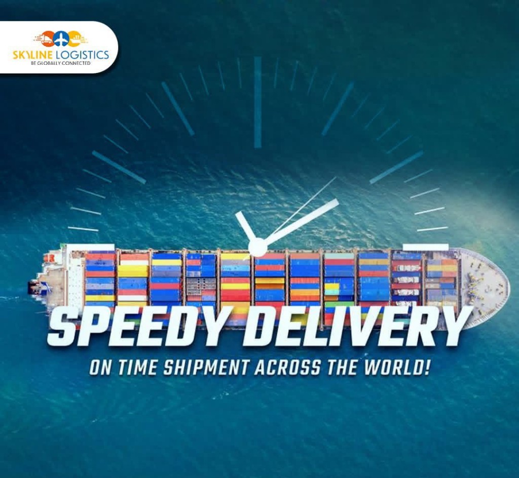 Speedy delivery — on-time shipment across the world